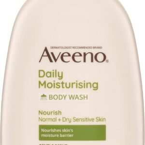 Aveeno Daily Moisturising Body Wash Nourish Normal Dry Sensitive Skin 1L